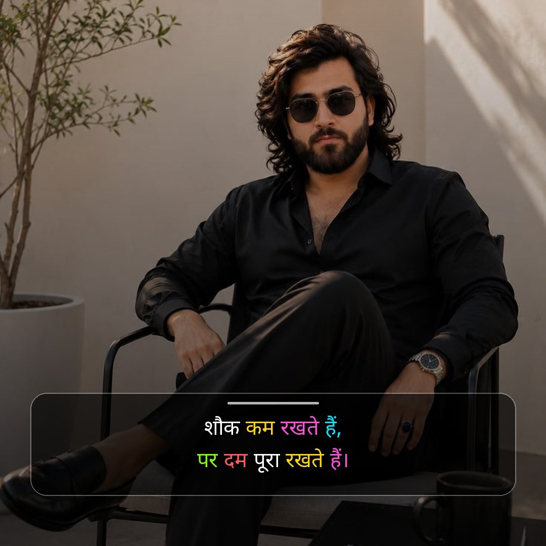 Royal Attitude Shayari 2 Line