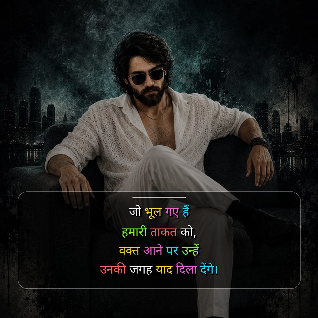 Badmashi Shayari in Hindi English