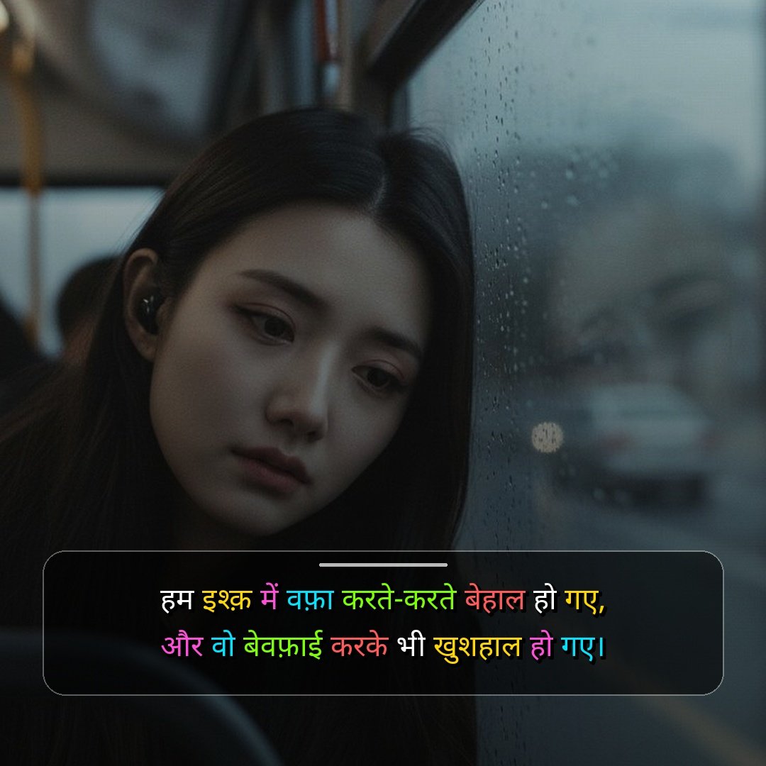 Bewafa Shayari in Hindi