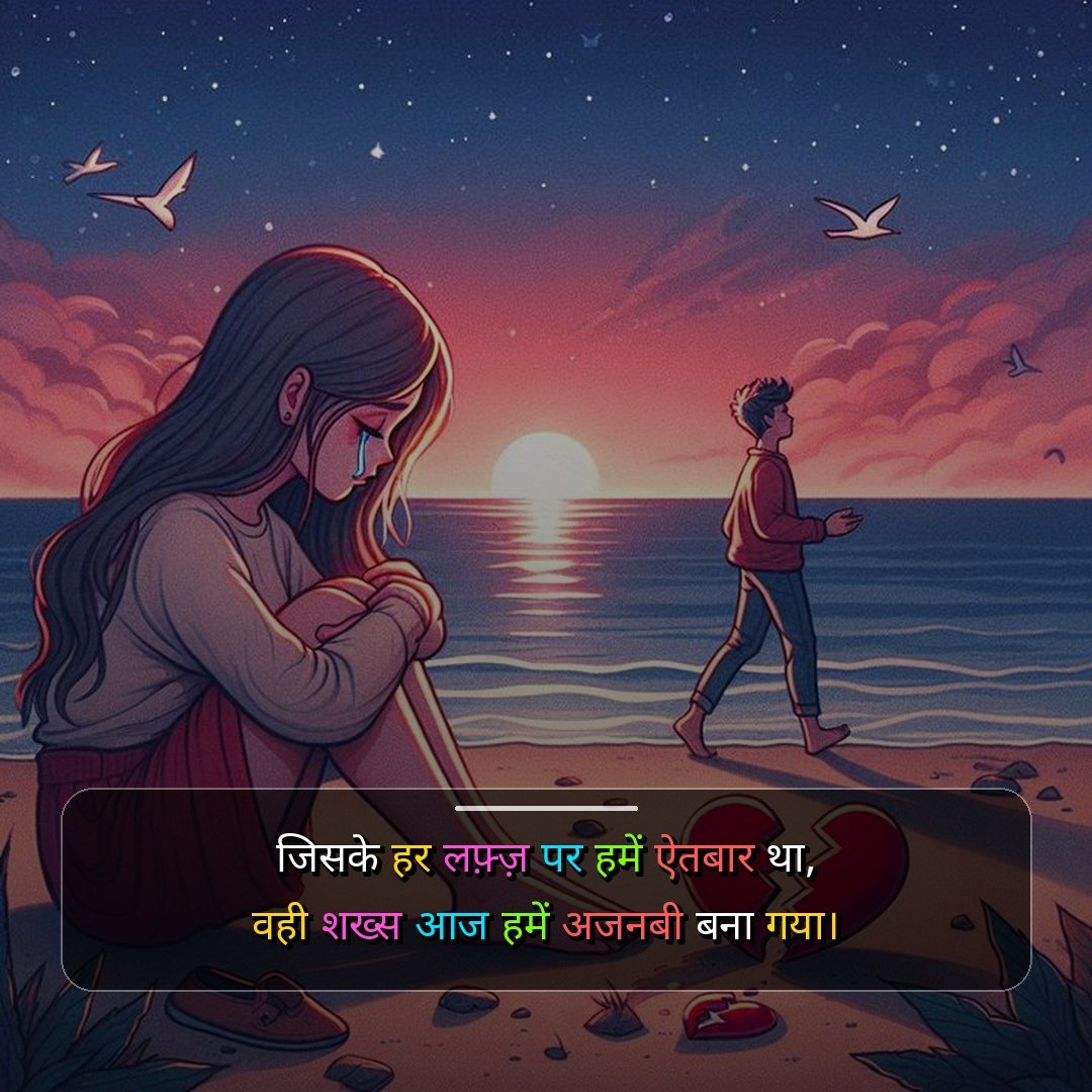 Breakup Shayari in English Hindi