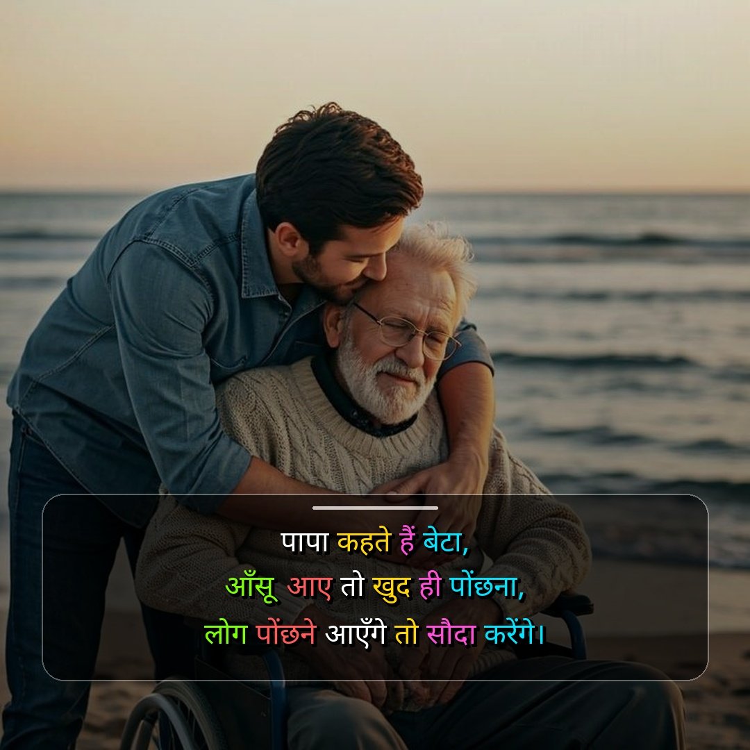 Papa Shayari On Life